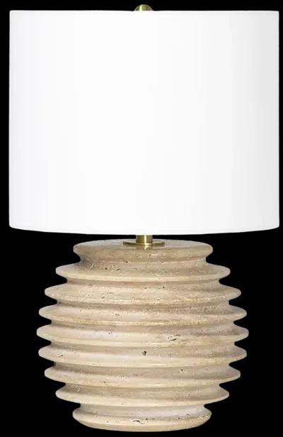 Thea Travertine Mini Lamp (Natural)