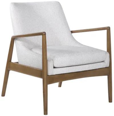 Bev White Accent Chair