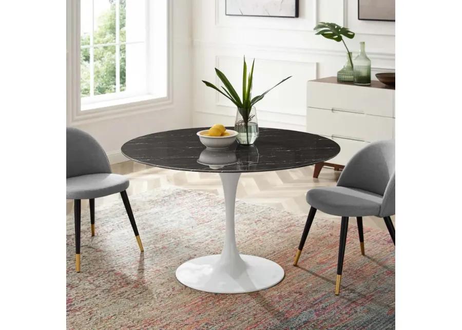 Lippa 47" Artificial Marble Dining Table