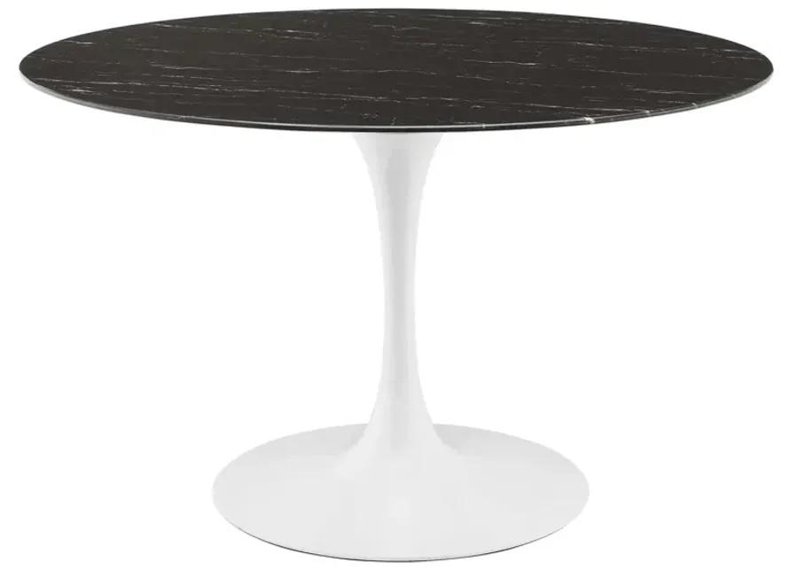 Lippa 47" Artificial Marble Dining Table