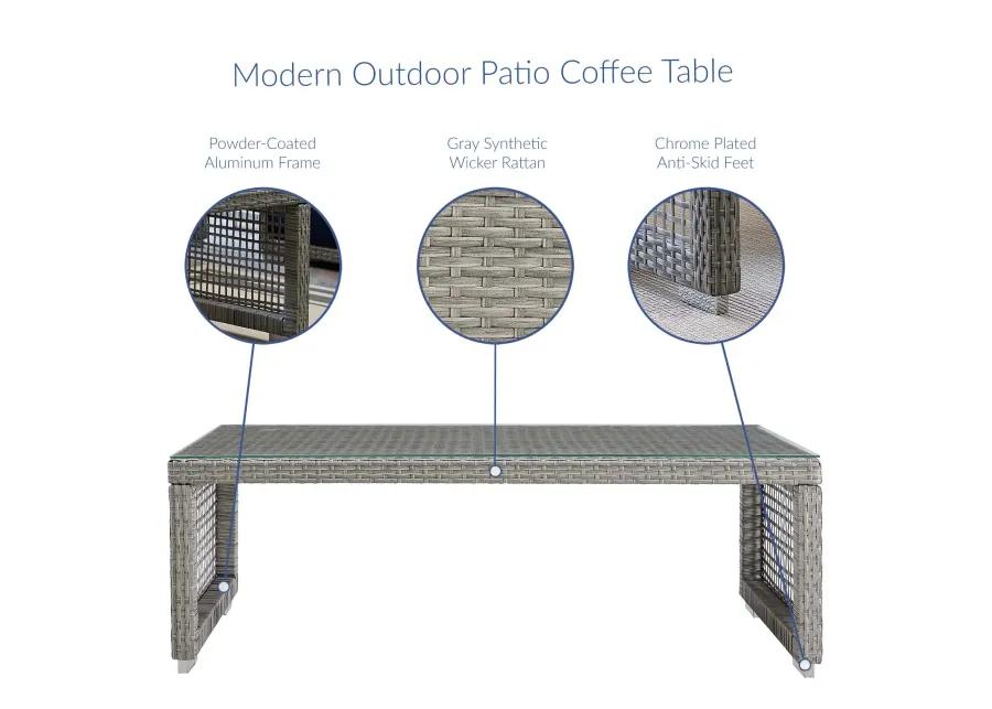 Aura Outdoor Patio Coffee Table