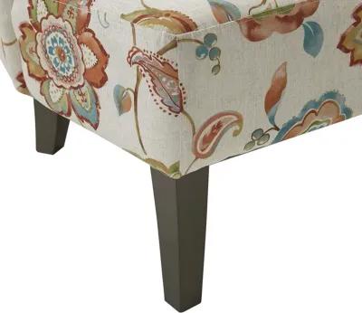 Madison Park Erika Orange Multi Accent Chair