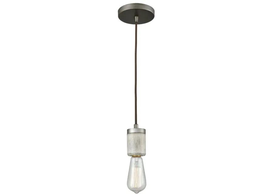 Socketholder 2" Wide 1-Light Mini Pendant - Weathered Zinc