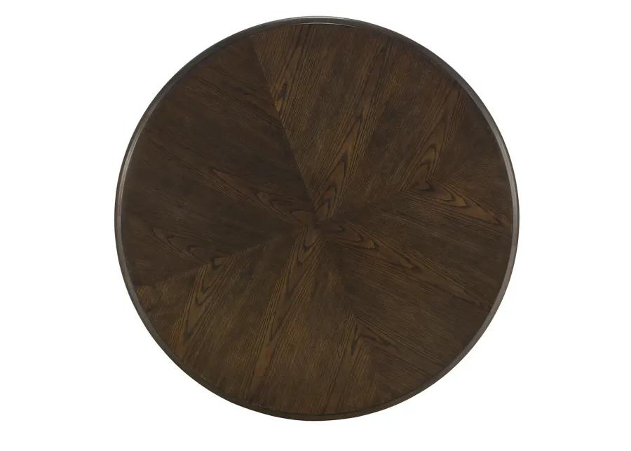 Philippe Round Coffee Table with Shelf