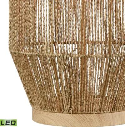 Corsair 24'' High 1-Light Table Lamp - Brass - Includes LED Bulb