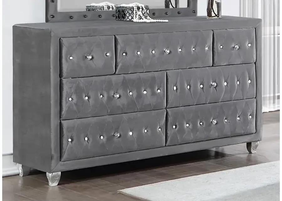 Deanna 7-drawer Rectangular Dresser Grey