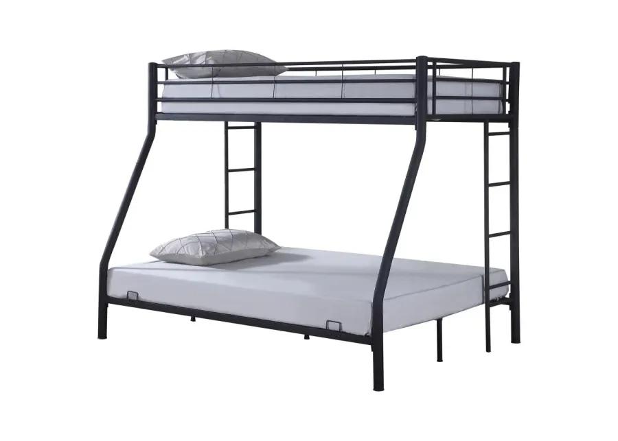 Hayward Twin Over Full Bunk Bed Black