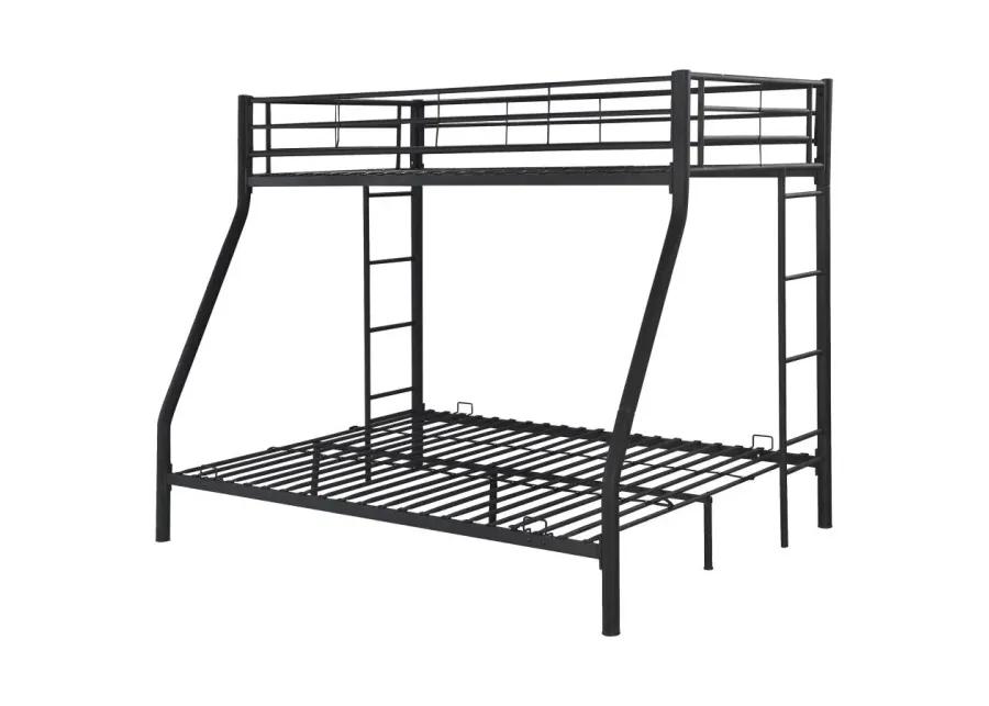 Hayward Twin Over Full Bunk Bed Black