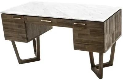 Aura Brown Marble Desk