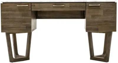 Aura Brown Marble Desk