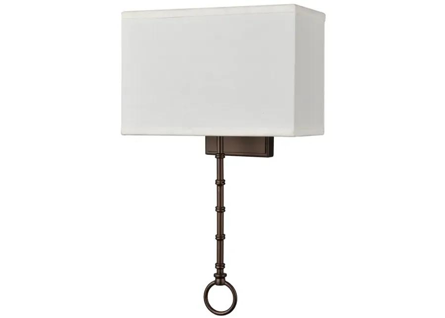 Shannon 17" High 2-Light Sconce - Oil Rubbed Bronze