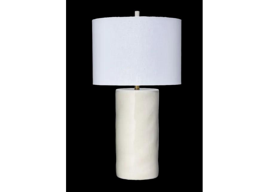 Undertow Ceramic Table Lamp, Cream