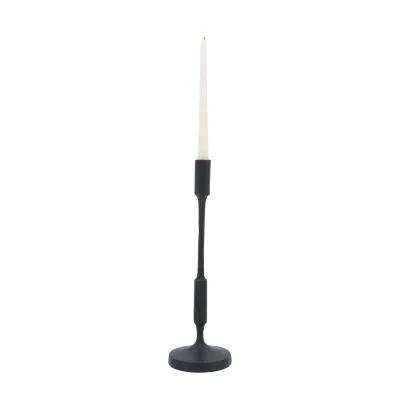 Metal, 16"h Taper Candle Holder, Black