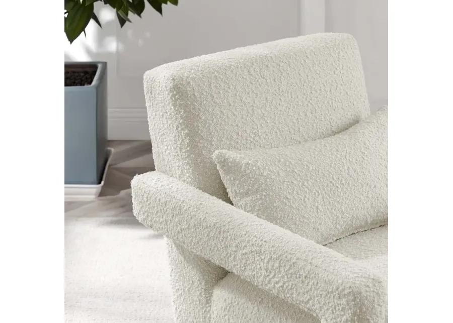 Mirage Boucle Upholstered Armchair