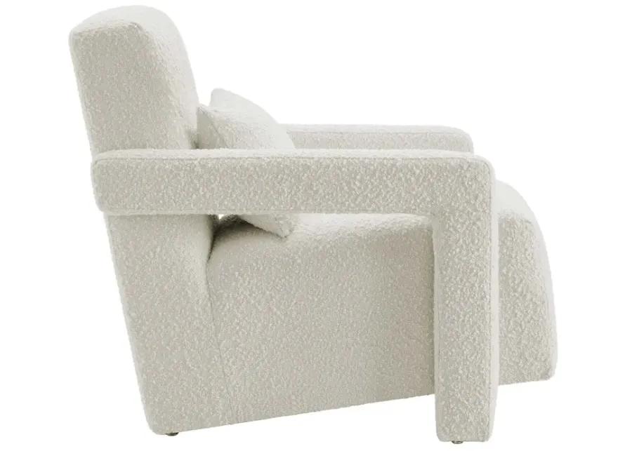 Mirage Boucle Upholstered Armchair