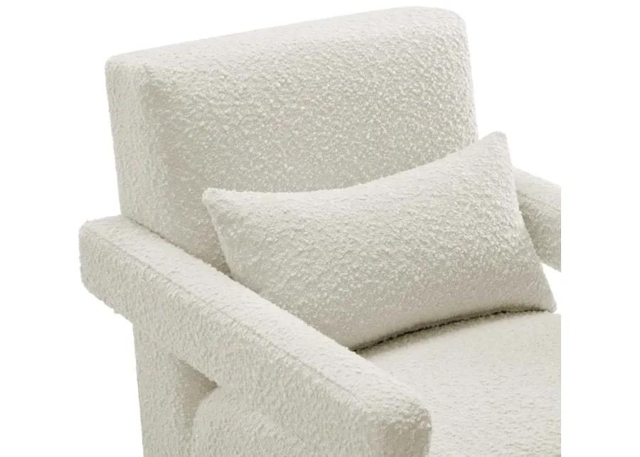 Mirage Boucle Upholstered Armchair