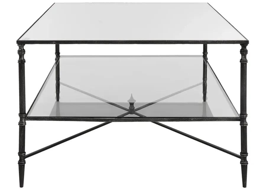 Henzler Mirrored Steel Coffee Table