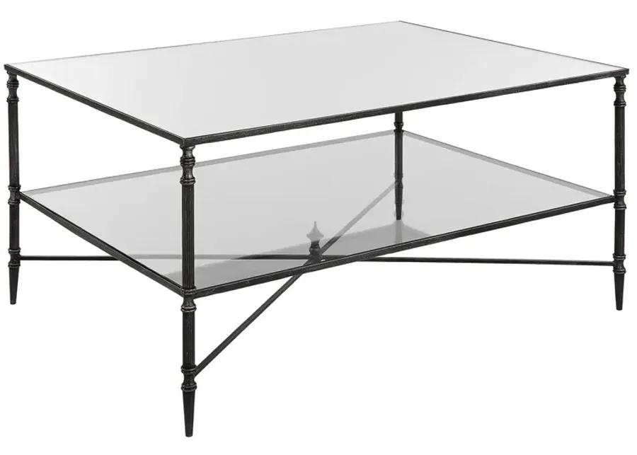 Henzler Mirrored Steel Coffee Table