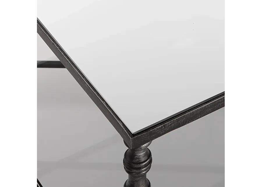 Henzler Mirrored Steel Coffee Table