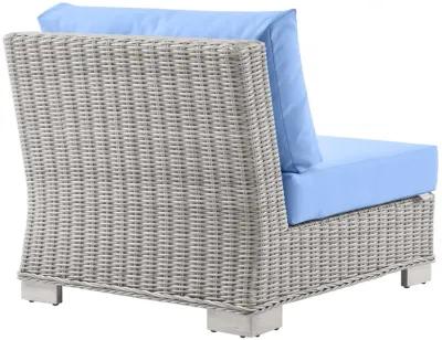 Conway Outdoor Patio Wicker Rattan Armless Chair