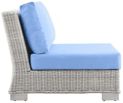 Conway Outdoor Patio Wicker Rattan Armless Chair