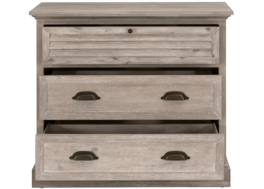 Eden 3-Drawer Nightstand