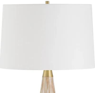 Lyra White & Gold Table Lamp