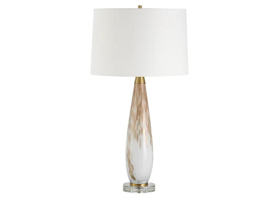 Lyra White & Gold Table Lamp