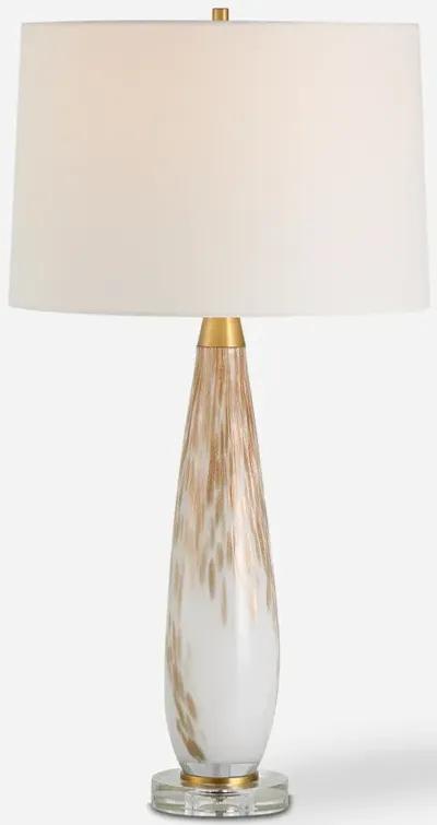 Lyra White & Gold Table Lamp