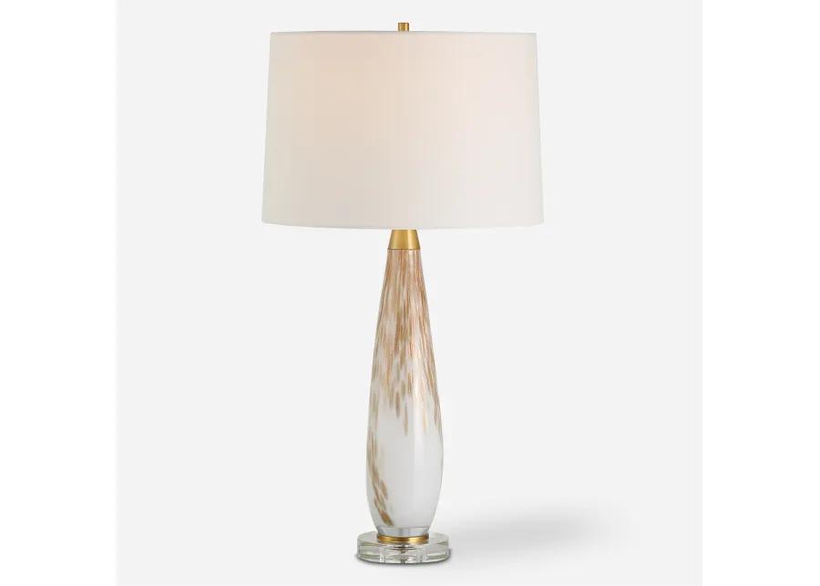 Lyra White & Gold Table Lamp