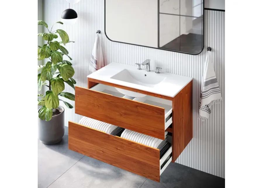 Scenic 36" Wall-Mount Bathroom Vanity