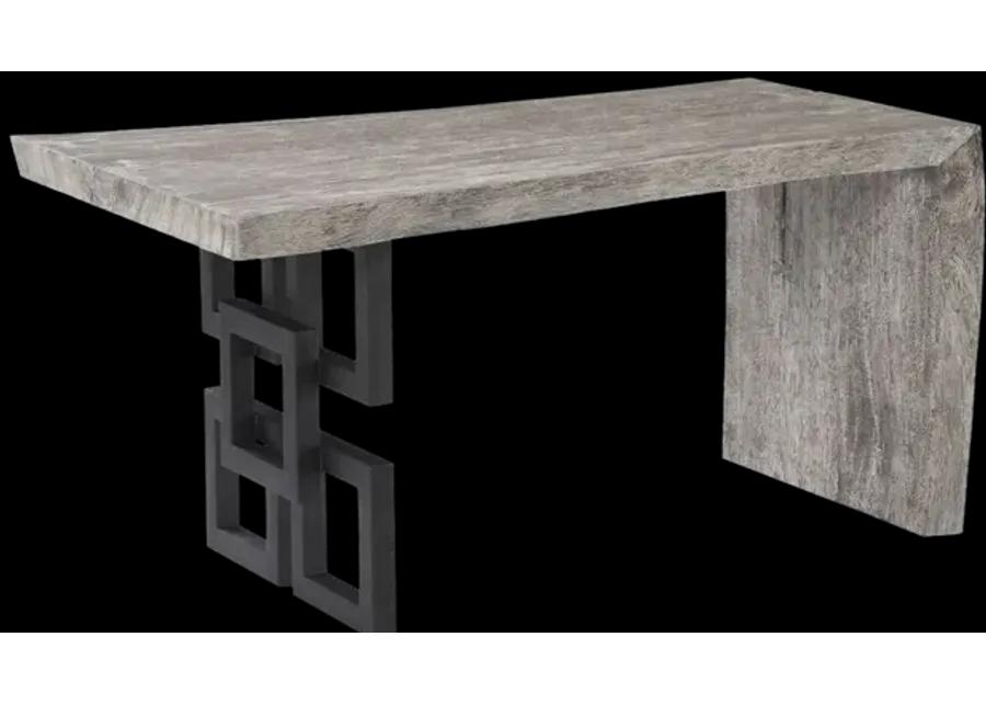 Austin Desk, Gray Stone