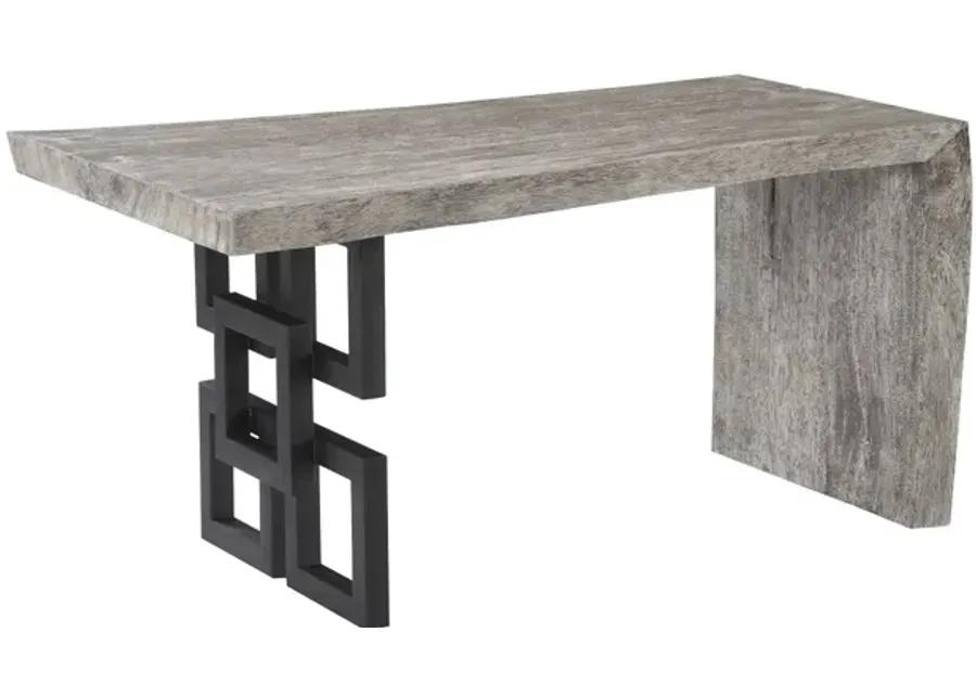 Austin Desk, Gray Stone