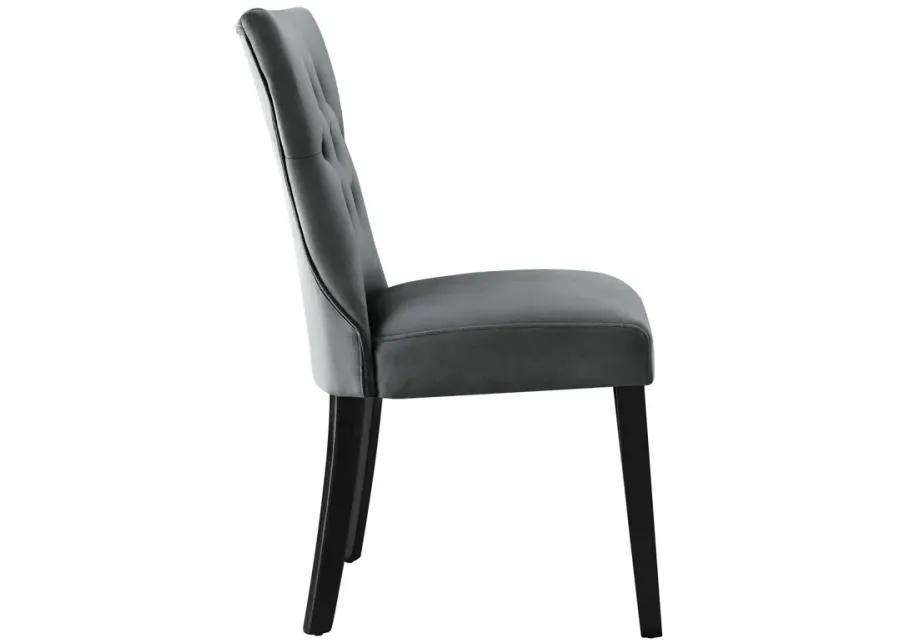 Silhouette Performance Velvet Dining Chairs - Set of 2