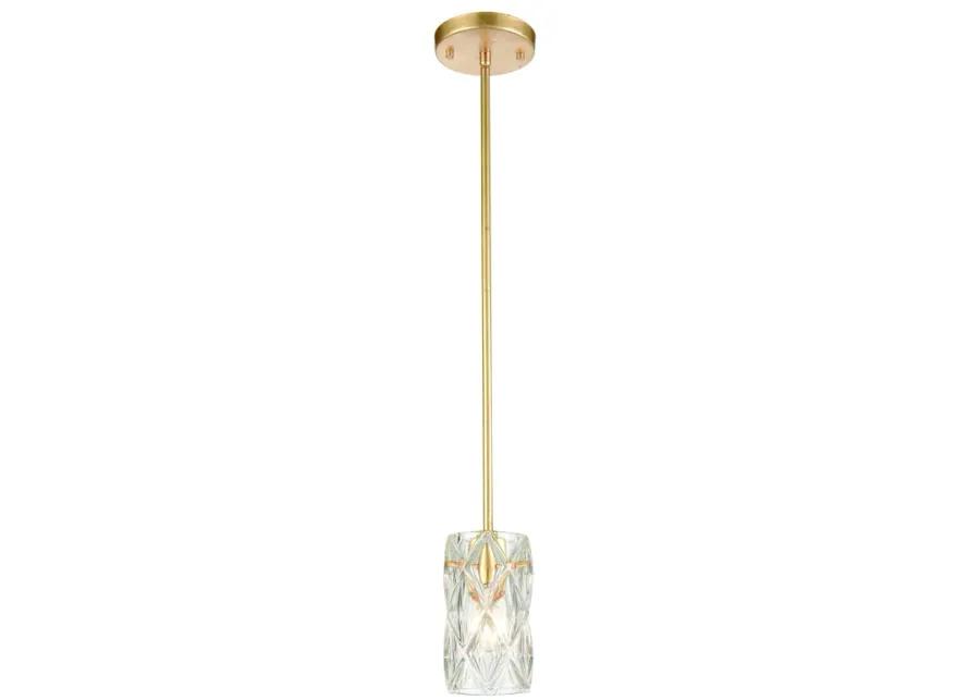 Jenning 4" Wide 1-Light Mini Pendant - Parisian Gold Leaf