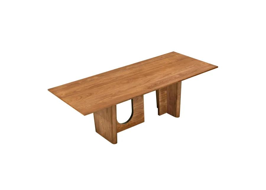 Satra Walnut Rectangular Dining Table