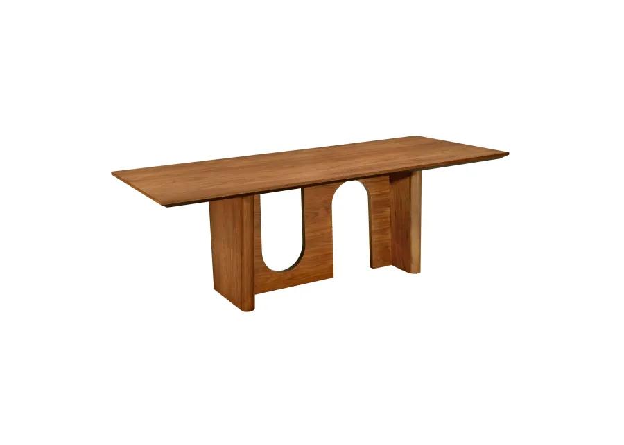 Satra Walnut Rectangular Dining Table