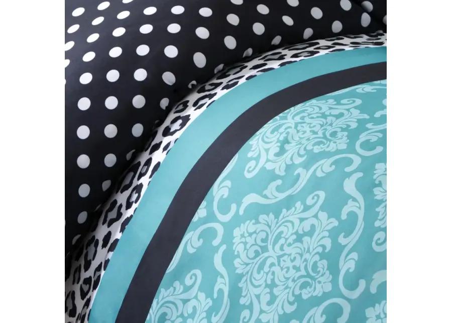 Mi Zone Chloe Teal Comforter Set