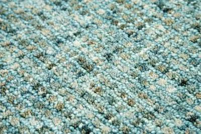 Talbot Teal Tweed Wool 5' x 8' Rectangle Rug