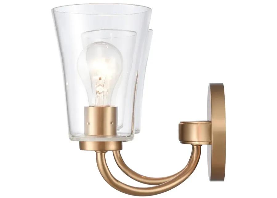 Emily 17'' Wide 2-Light Vanity Light - Brushed Gold