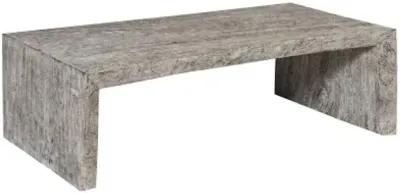 waterfall coffee table, gray stone