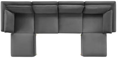 Ardent 6-Piece Performance Velvet Sectional Sofa