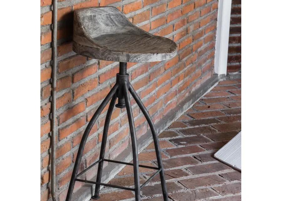 Kairu Wooden Bar Stool