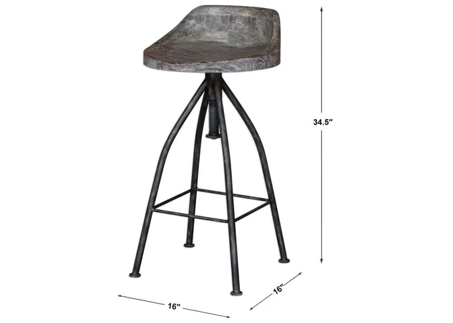 Kairu Wooden Bar Stool