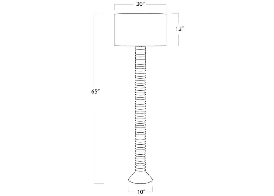 Nabu Metal Floor Lamp (White)