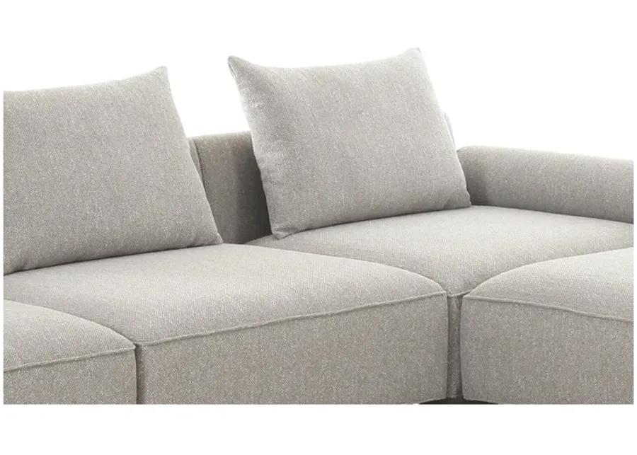 Rosello Lounge Modular Sectional Light Grey