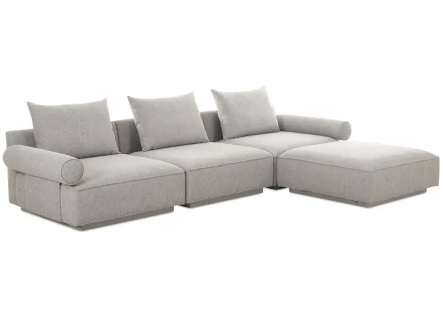 Rosello Lounge Modular Sectional Light Grey