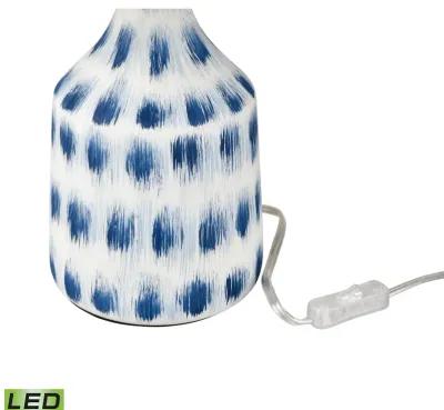 Colmar 18'' High 1-Light Table Lamp - Blue - Includes LED Bulb