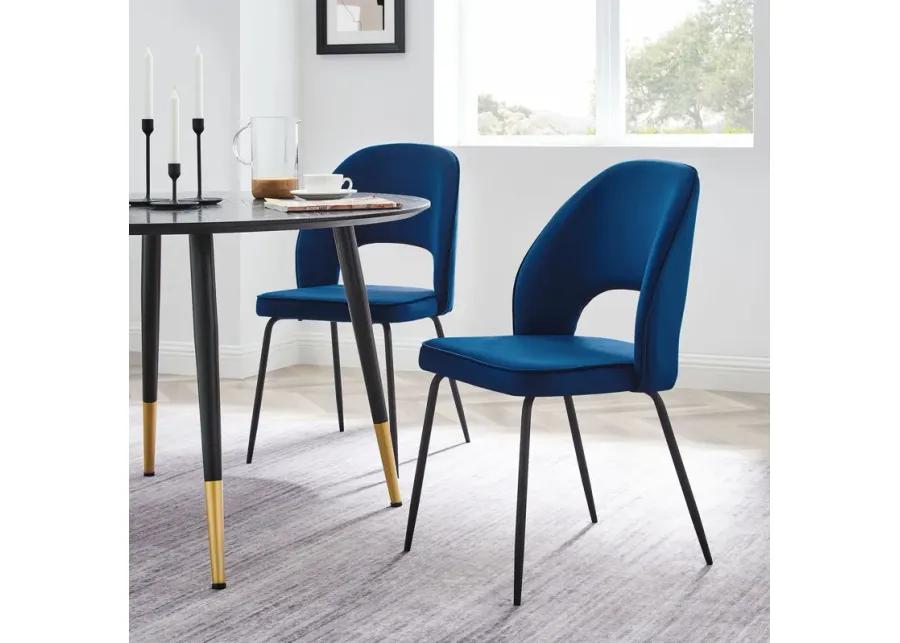 Nico Performance Velvet Dining Chair Set of 2