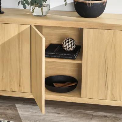 Orlando 4-Door Sideboard Natural